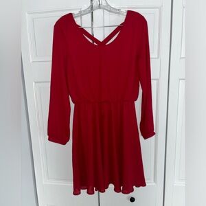 Miami Flowy Long Sleeve Dress
